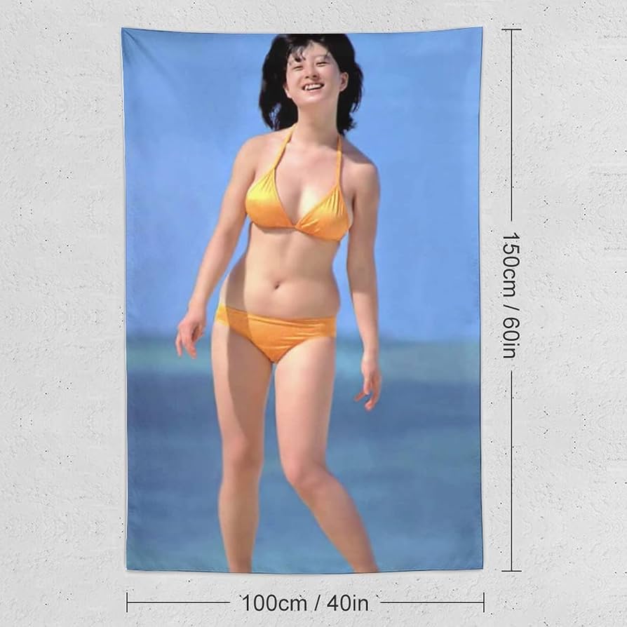 【フレーム付き】河合奈保子 水着ポスター Amazon.co.jp: 河合奈保子写真ビキニセクシー ポスター絵画 印刷